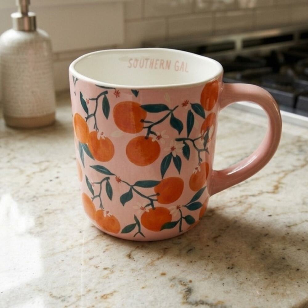 Target Opalhouse "Southern Gal" Citrus Orange Stoneware Mug - 16oz